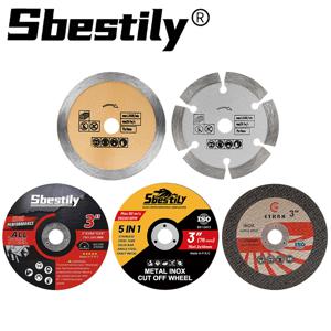 5개입 3인치 금속 원형 톱날 레진 절단 휠 석재 절단 디스크 앵글 그라인더 부착용 절단 공구