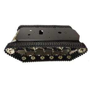 대형 로드 TS600 RC 탱크 금속 섀시, 모터, 플라스틱 또는 스테인리스 트랙 로봇 자동차 (FS 컨트롤 ROS 로봇 프로그래밍 가능 탱크용)