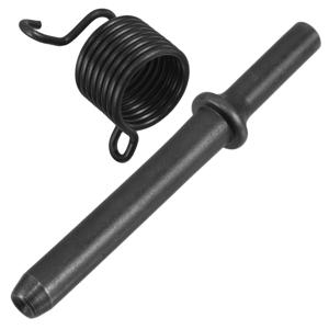 1세트 공압 리벳건 헤비듀티 에어 해머 비트 반중공/솔리드 리벳 헤드 트래픽 사인용 스무스 리베팅 도구