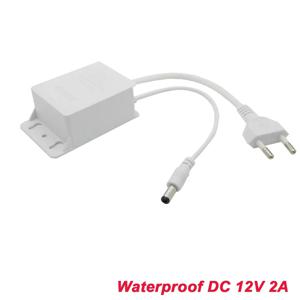 CCTV 보안 감시 카메라 용 DC12V 2A 방수 EU 전원 어댑터 AHD 카메라 NVR DVR 입력 AC100V-240V 5.5mm * 2.1mm
