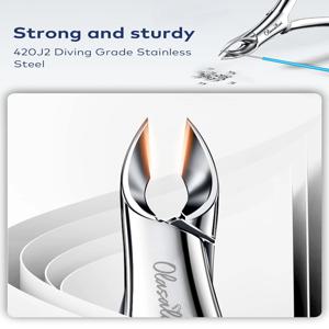 Olasalon 전문 니퍼 죽은 피부 큐티클 제거제 매니큐어용 내구성이 뛰어남