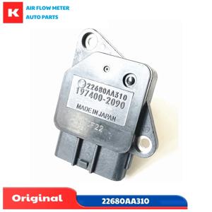 일본 정품 대량 기류 센서, 22680-AA310 22680AA310 197400-2090, 스바루 아웃백 레거시 포레스터 2.0T 2.0 S 임프레자