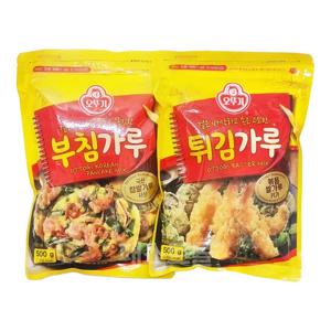 오뚜기 부침가루 500g + 튀김가루 500g 세트
