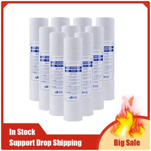 범용 PP 코튼 필터 카트리지 침전물 물 필터, 폴리프로필렌 소재, 10 개