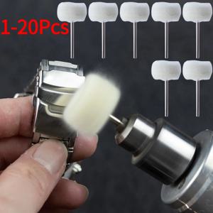 미니 펠트 그라인딩 샌딩 헤드 연마 브러시, 드레멜 드릴 옥 연마 버핑 휠 생크 면 스레드, 3mm, 1-20 개