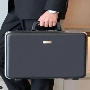18인치 알루미늄 프레임 도난 방지 비즈니스 서류 가방 - 여행용 TSA 잠금 장치 보안 노트북 케이스, 내구성이 뛰어난 기내 보관 핸드백