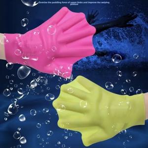 수영 장갑 손 물갈퀴 실리콘 성인 속도 부스트 손 물갈퀴 패들링 팜 다이빙 학습 다이빙 오리 팜