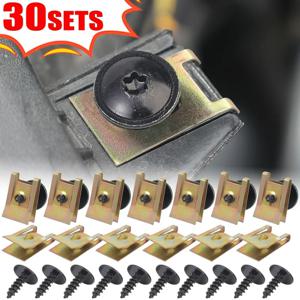 폭스바겐 아우디 A1 A3 A4 A5 Q5 Q7 TT 시트 자동차 엔진 커버 언더트레이 스플래시 가드 휠 아치 톡스 나사 고정 장치 자동 고정 클립