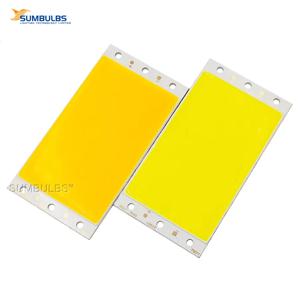 Sumbubs 94x50mm 15W COB LED 라이트 패널 울트라 브라이트 웜/쿨 화이트/블루/레드 DC 12V 매트릭스 LED 전구 칩 온 보드