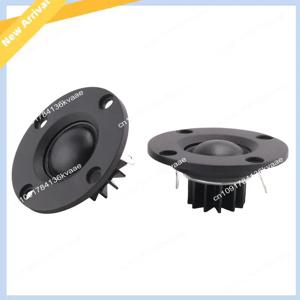 M01K 트위터 스피커 6 옴 30W Hifi 소프트 돔 실크 필름 트레블 라우드 스피커 톱니 방열판 2Pcs