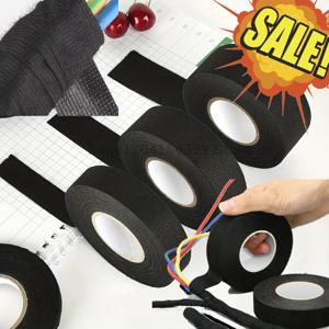 전기 절연 테이프 내열성 하네스 테이프 9/15/50MM 자동차 케이블 하네스 배선 직기 보호 방수 테이프