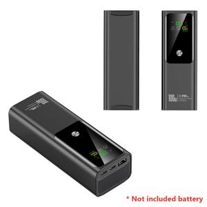 DIY 배터리 충전기 케이스 PD 100W 고속 충전 4개 21700 폴리머 20000mA 배터리 파워뱅크 박스 맥북용 용접 필요