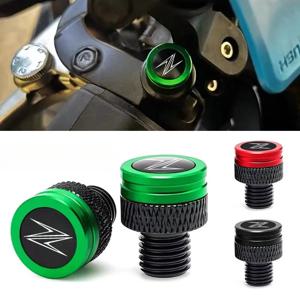 오토바이 CNC 사이드 미러 홀 캡 플러그 카와사키 Z900 Z650 Z750 Z400 Z800 Z1000 닌자 400 650 300 ZX6R ZX10R용