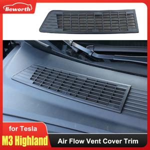 테슬라 뉴 모델 3 하이랜드 2024 2025 에어 플로우 벤트 커버 인렛 트림 안티 블로킹 방지 흡입구 방충 액세서리