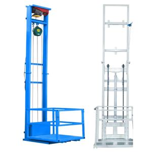 전기 유압 리프트 소형 창고 간편 화물 엘리베이터 가이드 레일 가정용 모노레일 플랫폼