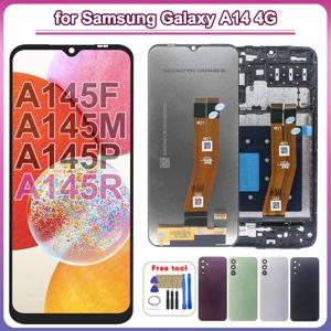 삼성 갤럭시 A14 4G 디스플레이 터치 스크린 디지타이저 6.6인치 LCD 어셈블리 교체용 삼성폰 A145F A145M A145P A145R