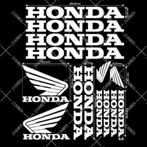 비닐 혼다 스티커 윙 데칼 오토바이 로고 키트 # 2