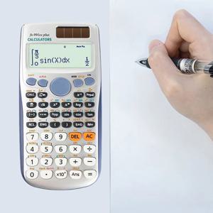 과학용 계산기 수학용 계산기 417가지 기능 10+2자리 디스플레이 이중 전원 공급 교사 및 학생에게 이상적