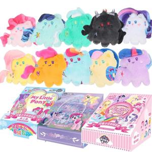 마이 리틀 포니 시리즈 블라인드 박스 펜던트 V1 V2 V3 V4 정품 트렌디 마이 리틀 포니 봉제 인형 귀여운 펜던트 휴일 선물