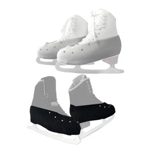 아이스 스케이트 신발 커버 부츠 커버 피겨 스케이팅 커버 블랙 화이트 피겨 스케이팅 스케이트 보호 커버 피겨 스케이팅 스케이트