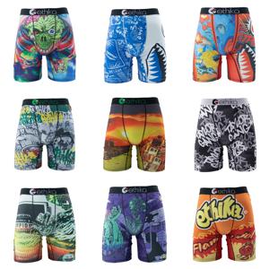 ETHIKA 남성 속옷 복서 1Pcs 통기성 메쉬 가랑이 남성 수영 속옷 플러스 사이즈 L-3XL 남성 팬티 남성 복서 팬티