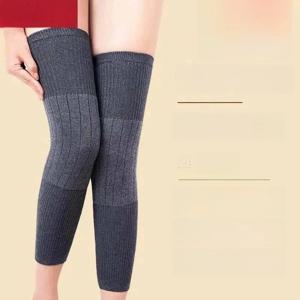 따뜻한 캐시미어 무릎 패드 남성과 여성을 위한 안티 드롭 무릎 관절 보호 가을 겨울 가정용 편안하고 실용적