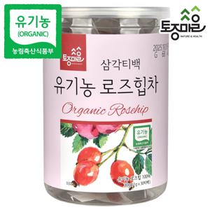 토종마을 유기농 로즈힙 티백 30입 무카페인 삼각티백 이너뷰티 상큼한 허브차 독일차