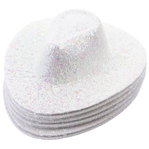 6Pcs 작은 모자 방 벽 와인병 장식을 위한 인공적인 정교한 솜씨로 만들어진 작은 모자 미니어처 모자