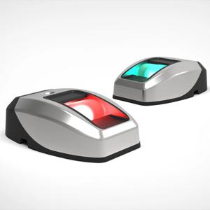 4 년 보증 방수 보트 네비게이션 조명 LED 포트 우현 12-28V 신호 표시 등 수직 마운트 304SS 케이스