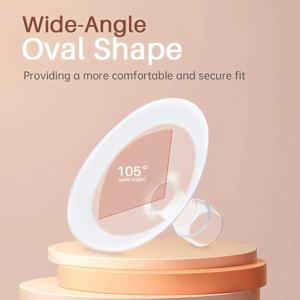 2개입 BPA 프리 다양한 크기 실리콘 패드 플랜지 유축기 부품 메델레 유하 란시노 스펙트라 유축기 호환