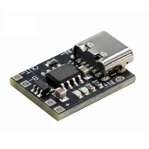 초소형 리튬 배터리 충전 패널, 1A 삼원 리튬 배터리 3.7V 4.2V 충전기 모듈, 보호 보드 포함 C 타입