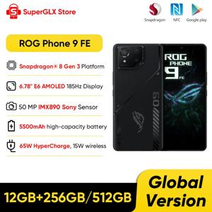 글로벌 버전 ASUS ROG Phone 9 FE 5G 스마트폰 스냅드래곤 8 Gen 3 6.78인치 185Hz FHD+ 디스플레이 5500mAh 65W 충전 안드로이드 15 NFC