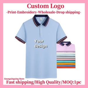 맞춤 폴로 셔츠 티셔츠 캐주얼웨어 디자인 남성, 여성, 성인 및 아동 맞춤 의류 셔츠 로고 프린팅 자수