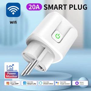 1PCS WiFi 스마트 플러그 16A/20A EU 스마트 소켓 전원 콘센트 HomeKit SmartThings 용 미니 스마트 플러그 Tuya Alexa Google과 함께 작동합니다.
