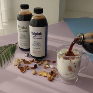 드립핑크 콜롬비아 1리터 x 3병 더치커피(콜드브루)원액 귤 초콜렛 아몬드 사과