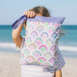 새로운 기저귀 방수 가방 재사용 가능한 여행용 해변 수영장 데이케어 오염된 아기 용품 요가 체육관 가방 수영복용