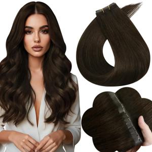 풀 샤인 50G 버터플라이 웨프트 헤어 익스텐션 지니어스 웨프트 익스텐션 인비저블 핸드타이드 익스텐션 여성용 인모