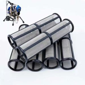 6개 에어리스 페인트 스프레이어 필터 펌프 매니폴드 스트레이너 390 395 490 495 595 그라코 246384 호환 에어리스 페인트 스프레이어용