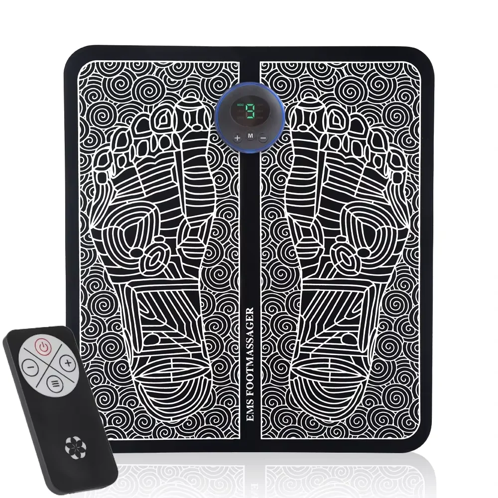 전기 발 마사지 패드 근육 마사지 이완 트레이너 마사지 피트니스 야외 스포츠 홈 가족 휴식