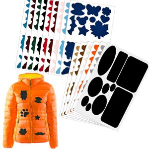 의류용 자체 접착 패치 열접착 스티커 배낭 가방 세탁 가능한 수리 패치 다운 재킷 텐트 DIY 수리 패치