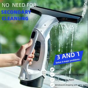 유리 와이퍼 3-in-1 창문 청소 도구 키트 주방 벽면 데스크탑 청소 스크레이퍼 강력 흡착 창문 청소기