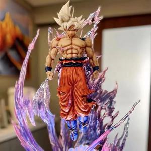 드래곤 볼 Z Goku Ultra Instinct Figure Ultra Instinto Goku 피규어 24cm PVC 동상 컬렉션 모델 장난감 선물