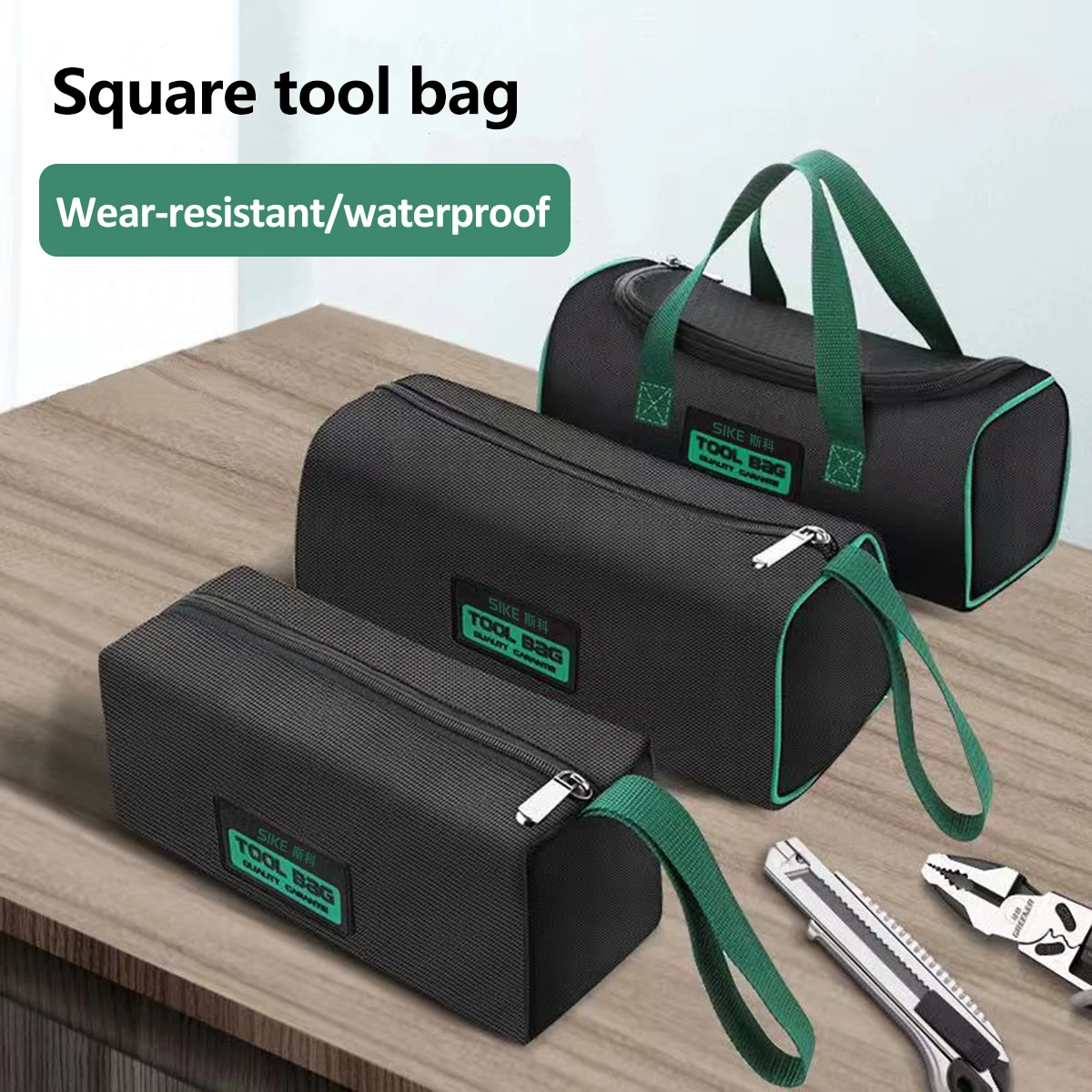 다기능 도구 가방 옥스포드 천 보관 가방 방수 두꺼운 휴대용 전기 기술자 핸드백 전문 유지 보수 가방
