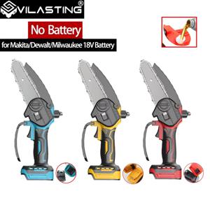 VILASTING 전기 체인톱 휴대용 6인치 목재 절단기 정원 전동 공구 마키타/디월트/밀워키 18V 호환