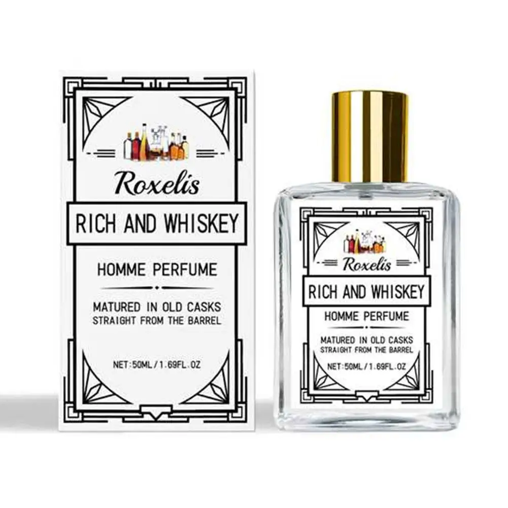 남성 향수 매력적인 위스키 페로몬 천연 매력 여성을 유치 오래 지속되는 상쾌한 우아한 향기 이상적인 선물 데이트