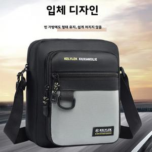 대용량 야외 스포츠 배낭 옥스포드 천 방수 싱글 숄더 크로스바디 백 남성용 휴대폰 가방 한국 스타일