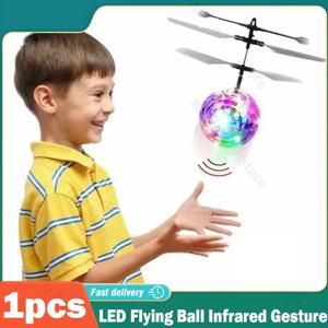 LED 플라잉 볼 적외선 유도 항공기 제스처 컨트롤 장난감 발광 비행 공 전자 컬러풀 라이트 미니 헬리콥터