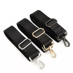 패션 블랙 나일론 숄더백 스트랩 조절 가능 교체형 탈부착 벨트 여성 남성 메신저백 핸들 핸드백 벨트