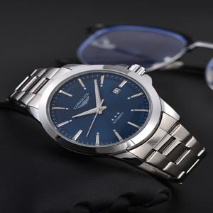 남성용 자동 시계 비즈니스 날짜 표시 기계식 시계 방수 스테인리스 발광 미니멀리스트 선물