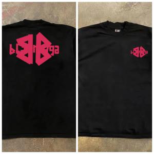 세련된 패턴의 순면 프린트 반팔 티셔츠(남성용), 여름용 남녀공용 반팔, 보풀 없음